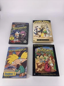 dvd cartoon lot: Hey Arnold! Sonic Underground Looney Tunes Flintstones Complete - Picture 1 of 2