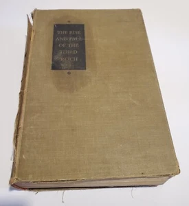 Vintage 1960 The Rise & Fall Of The Third Reich 9th Print | William Shirer | HC - Picture 1 of 10