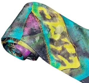 Vintage Serigo Valente Tie Made in the USA Multicolor Men's Necktie - Picture 1 of 8
