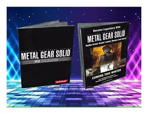 Metal Gear Solid HD Collection - Manuale di ricambio personalizzato per PS3 - Foto 1 di 1