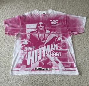 Bret Hart AOP shirt 2XL WRESTLING WWE WWF - Picture 1 of 4