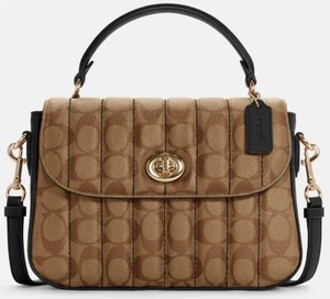 Coach Quilted Signature Marlie Top Handle Xbody C5645.💥💥 - Picture 1 of 9