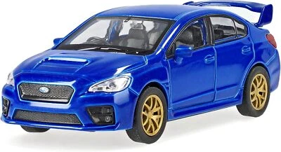 Modellino auto Welly Subaru WRX STi blu scala 1:34 1:39 pressofuso da 4,5... - Immagine 1 di 3