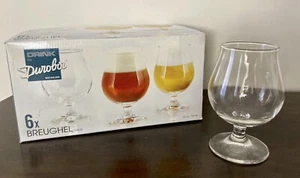 NUOVO IN SCATOLA Durbor Brueghel Birra Snifter Bicchiere 13 oz Set di 6 Made in Belgium - Foto 1 di 5