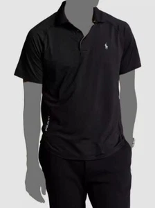 Polo Ralph Lauren Men's Black Custom Slim-Fit Performance Polo Shirt Size XL - Picture 1 of 4