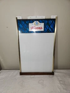 Letrero de cerveza vintage Hamms bartenders exhibición de licencia - Imagen 1 de 19