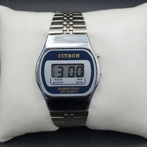 Reloj digital retro vintage Citron International LCD años 80 para hombre - Imagen 1 de 14