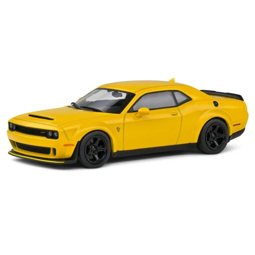 DODGE CHALLENGER 2018 DEMON YELLOW 1:43 Solido Auto Stradali Modellino Nuovo - Immagine 1 di 1