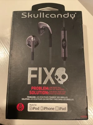 Skullcandy Fix Premium Sound Earbuds S3FXDM-033 NEW Deep Bass Sound NIB - Image 1 of 4