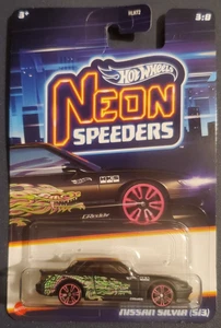 Hot Wheels Nissan Silvia (S13) Neon Speeders 3/8 - Picture 1 of 4
