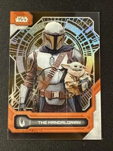 The Mandalorian & Grogu 2024 Topps Star Wars High Tek Orange Diffractor /25 #95 - Picture 1 of 3