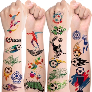 Fußball Tattoo Kinder Jungen Blätter Geschenk Mitgebsel Adventskalender Weihnach - Bild 1 von 8