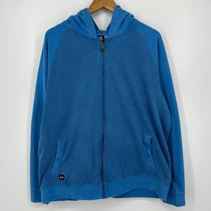 Oakley Full Zip Hoodie Herren Gr. 2XL blau Taschen Kapuze Baumwollmischung - Bild 1 von 9