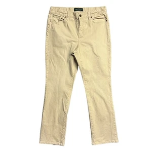 LRL Lauren Jeans Co Ralph Lauren Classic Straight Khaki Jeans Damengröße 10P - Bild 1 von 11