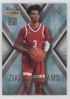 2022 Wild Card Matte SP Exclusive X-Plode Basketball Teal /8 Ziaire Williams - Image 1 of 2