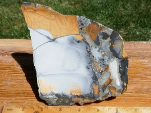 TCR MALIGANO JASPER/AGATE/LAPIDARY ROUGH SLAB 258 GRAMS (INDONESIA) - Picture 1 of 5