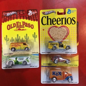 Hot Wheels- 2012 Premium Pop Culture General Mills Complete 5 Of 6 In Set - Picture 1 of 3