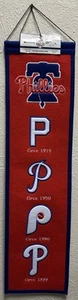 Philadelphia Phillies, "HERITAGE BANNER" Brand New (8" x 32") MLB Winning Streak - Picture 1 of 6
