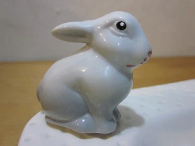 Mini conejito gris claro Nora Fleming - Hippity Hoppity - A146 retirado Foto 1 de 4