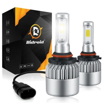 RIDROID Plug &play 9005 HB3 LED Headlight Kit 2200W 330000LM Hi/Lo Beam Bulb 6000K White