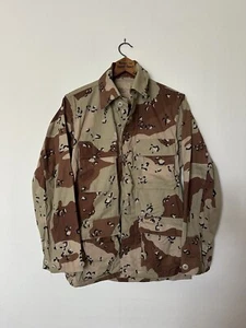 Vintage US Army Chocolate Chip Desert Camo Jacket Coat Adult X Small Regular - Picture 1 of 3
