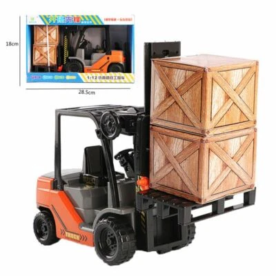  1:12 Scale Forklift Truck Model Car Construction Vehicle Gift Toy Decoration# - Image 1 of 4