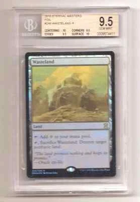 2016 ETERNAL MASTERS FOIL #248 WASTELAND R (GRADED BGS 9.5 GEM MINT)EXQUISITE  - Image 1 of 2