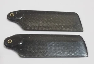 92mm Carbon Fibre Main Blades for 3D RC helicopter - Bild 1 von 3