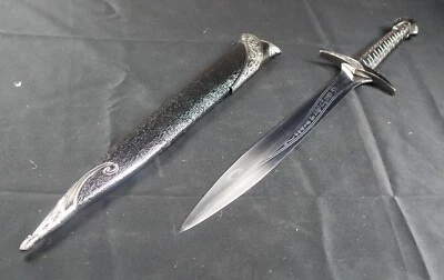 Power Of The Lord Dwarf 26" Black Sword Dagger Fighting A Quest To Find A Rings - Image 1 of 4