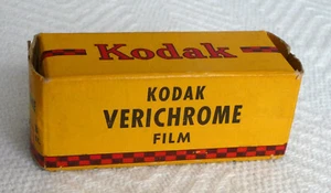 KODAK 120 VERICHROME - EXPIRED AUG 1944 - SOLD FOR DISPLAY ONLY - GREAT SHAPE! - Picture 1 of 5