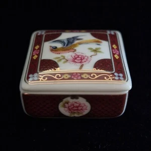 Vintage Del Prado Oriental Porcelain Trinket Box "Kangxi" + COA - Picture 1 of 5