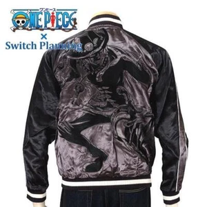 One Piece Fire Fist Ace Bordado Sukajan [UNA PIEZA × Planificación de Interruptor] Talla M - Imagen 1 de 5