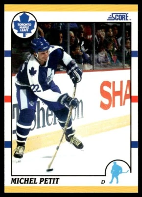 1990-91 Score Rookie & Traded MICHEL PETIT #54T Maple FREE Ship! - Image 1 of 2