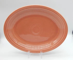 Fiesta Large Platter 13.” X 10” VTG ROSE 1951-1959 TF769 - Picture 1 of 5