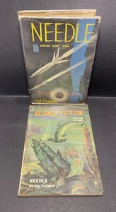Needle Hal Clement SIGNED 1st Ed 1950 Doubleday HC/DJ Ex-lib With 1949 Scifi MAG - Picture 1 of 24