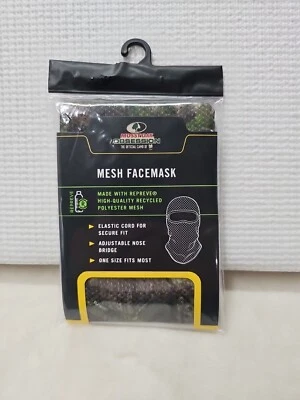 Turkey Hunt Accessories Mesh Facemask Mossy Oak "OBSESSION" NWTF Official Camo - Image 1 of 3