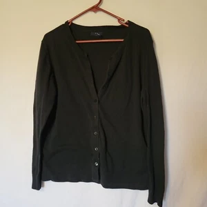 Gap Girls Black Button Up Sweater Size XXL - Picture 1 of 4