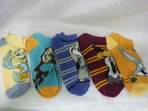 Calcetines Looney Toons 5pk Bugs Bunny/Diablo de Tasmania/Tweety Bird/Pato Lucas/Lola - Imagen 1 de 7