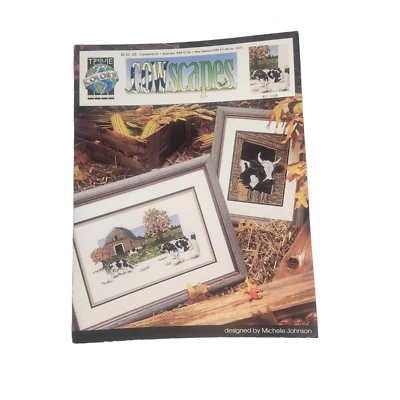 Cowscapes 1992 True Colors Cross Stitch Pattern Booklet BCL-10108 - Image 1 of 4