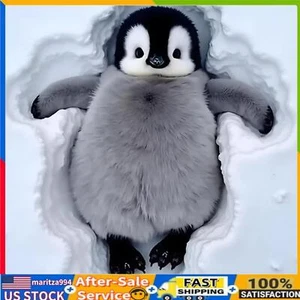 Animal Cute Bib Penguin Cartoon Game Person Plush Toy,Pillow Doll Birthday Gift. - Picture 1 of 8