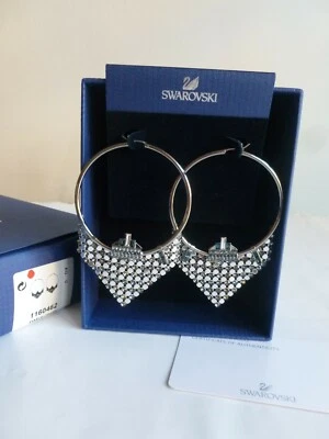 New circle crystal earrings Swarovski Orecchini a sfera Swarovski Nuovi  - Immagine 1 di 4