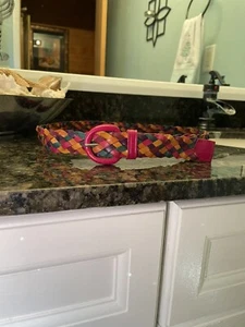 Flechtgürtel Damen Leder Mehrfarbig L - Bild 1 von 3