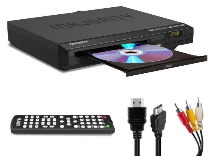 HDMI DVD Player for TV  1080P Region Free DVD Players for Smart TV  Mini DVD - Image 1 of 4