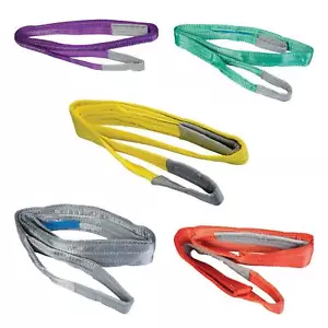 Gurtband Heben Frachtschlinge 1-5m Duplexriemen Hebezeug Strop Schwerlast 1-5 Tonnen - Bild 1 von 41