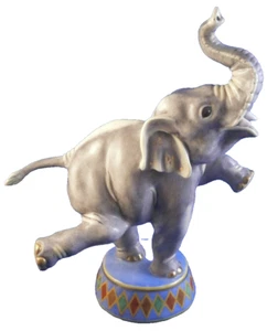 Nymphenburg Porcelain Circus Elephant Figure Figurine Porzellan Elefant Figur #2 - Picture 1 of 13