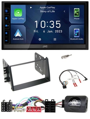 JVC DAB Bluetooth Lenkrad USB 2DIN Autoradio für Kia Soul 2009-2011 - Bild 1 von 4