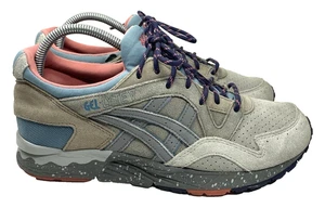 ASICS Gel Lyte V Sneakers Trainer Suede Carbon/Aluminum Mens Size 7.5 Athleisure - Picture 1 of 9