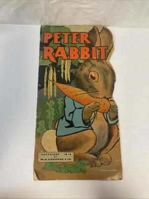 1913 Peter Rabbit C.H.Lawrence M.A.Donohue & Co. Illustrated Paperback Kids Book Foto 1 de 4