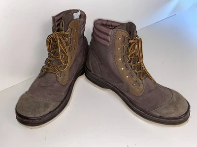 Botas Hodgman de Colección M's 14 Lakestream Pesca con Mosca Lona Fieltro Fondos Club de Lucha Foto 1 de 4