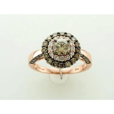 Anillo Le Vian Oro Rosa 14K Chocolate Diamante 1.31 cts Talla 7 Foto 1 de 4